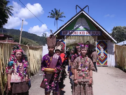 Prosesi Penyambutan Tamu Peluncuran